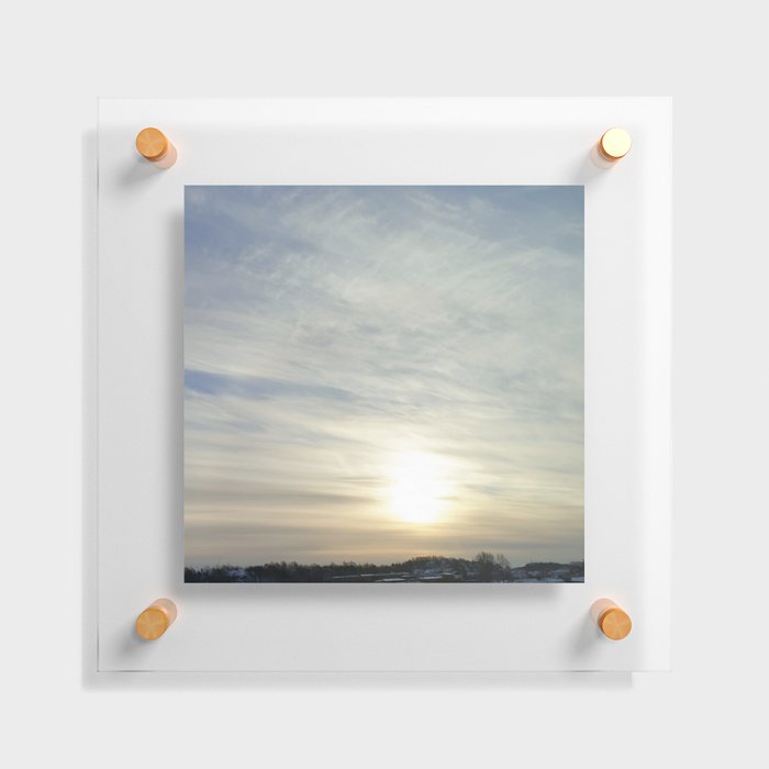 Sunset Sky Floating Acrylic Print
