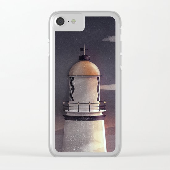 Sea of Light Clear iPhone Case