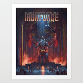 Ironforge (Novel) Art Print