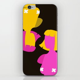 Pinknyellow  iPhone Skin