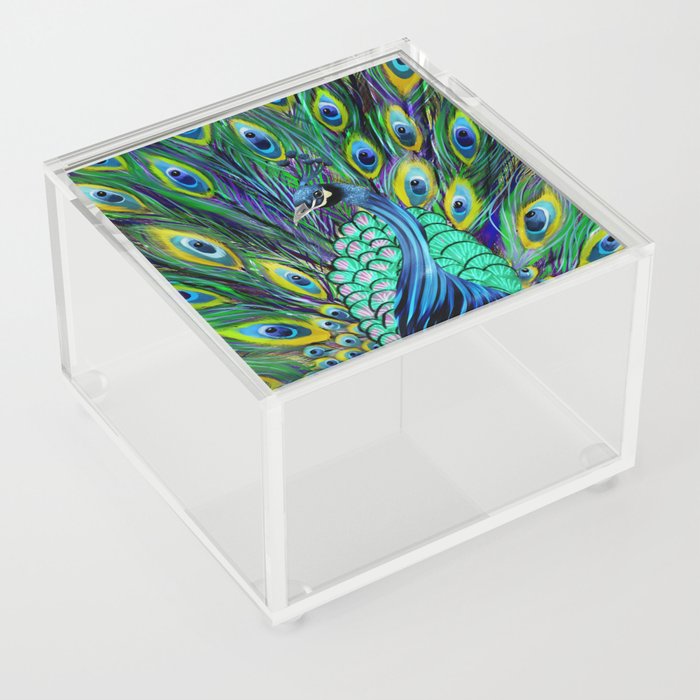 Mr Peacock Acrylic Box