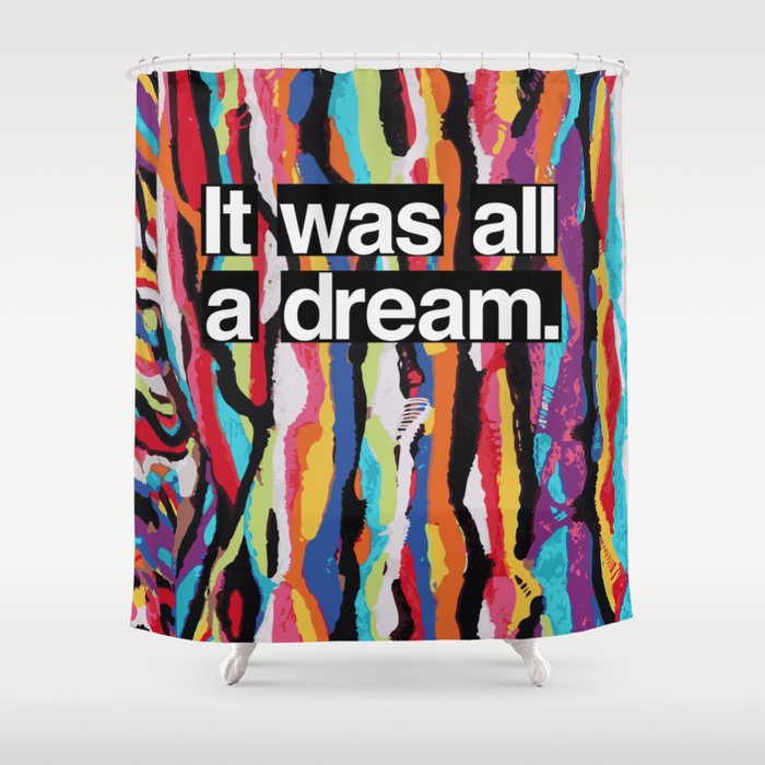 It Was All A Dream Biggie Smalls Inspired Hip Hop Design Shower