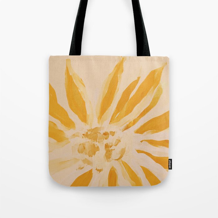 Sun Blooming Flower Tote Bag