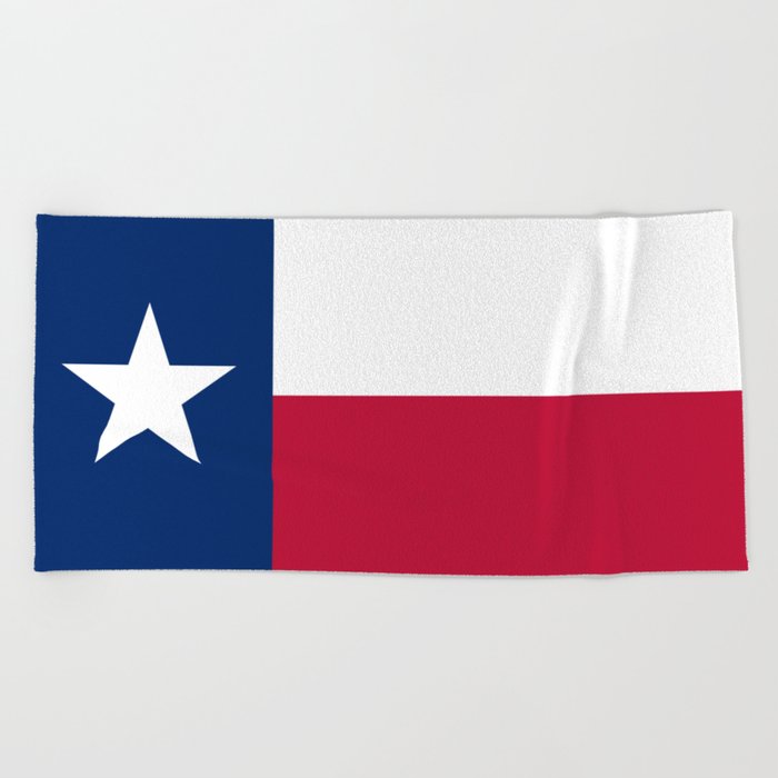 State flag of Texas Beach Towel