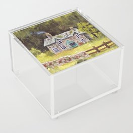 A cabin Acrylic Box