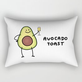 Avocado Toast Rectangular Pillow