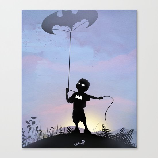 Bat Kid Canvas Print