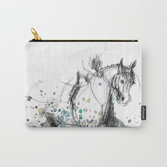 Horse (Rainy canter) Carry-All Pouch