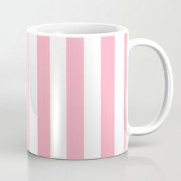 Palm Beach Pink Vertical Tent Stripes Florida Colors of the Sunshine State Coffee Mug