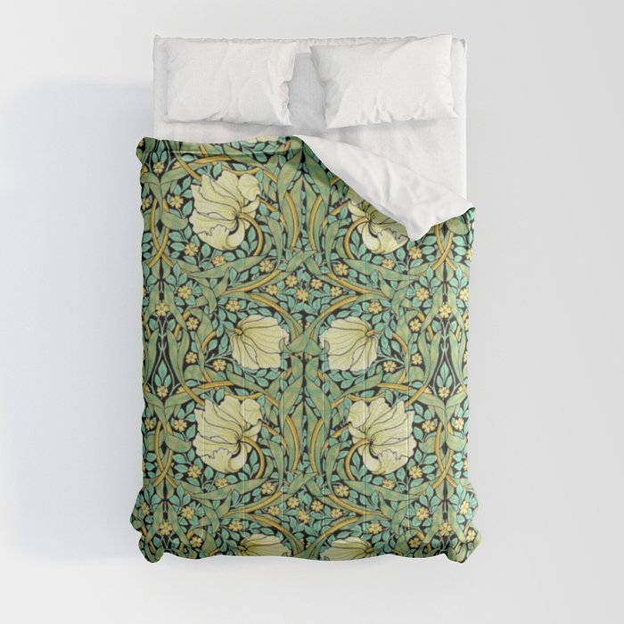 William Morris Pimpernel patterns design  Comforter