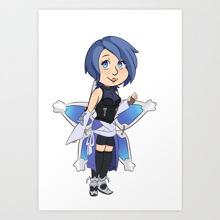 kingdom hearts aqua art