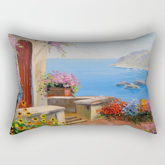 Seacoast Italy Rectangular Pillow