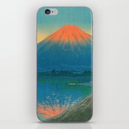 Lake Yamanaka and Mt.Fuji by Kawase Hasui iPhone Skin