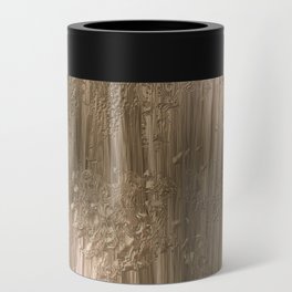 Light brown engraved wood Can Cooler