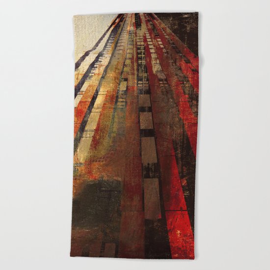 Underground Path Beach Towel