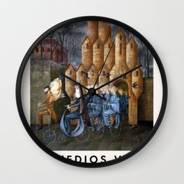 Remedios Varo - Towards the tower, 1960 - Exhibition Poster, Gallery Wall Clock