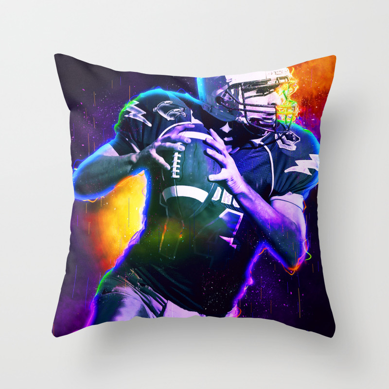 American Football Throw Pillow By Stuarthampton Society6