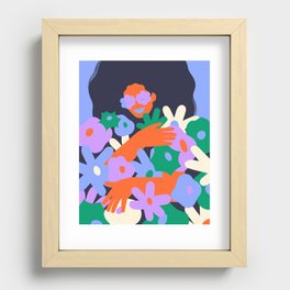 Power Flower Recessed Framed Print