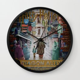 Diagon Alley Aesthetic Wall Clock