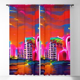 Miami Sunset Blackout Curtain
