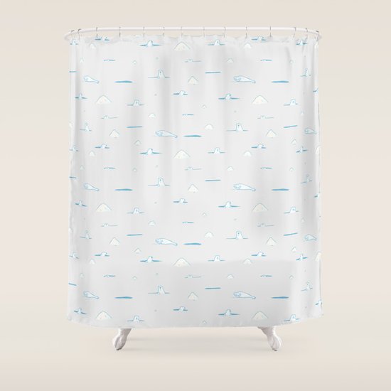 Polar Bear Hunting Shower Curtain By Mayabee Society6