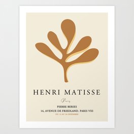 Exhibition poster Henri Matisse-Paris VII. Art Print
