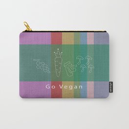 Go Vegan Draw_2 Carry-All Pouch