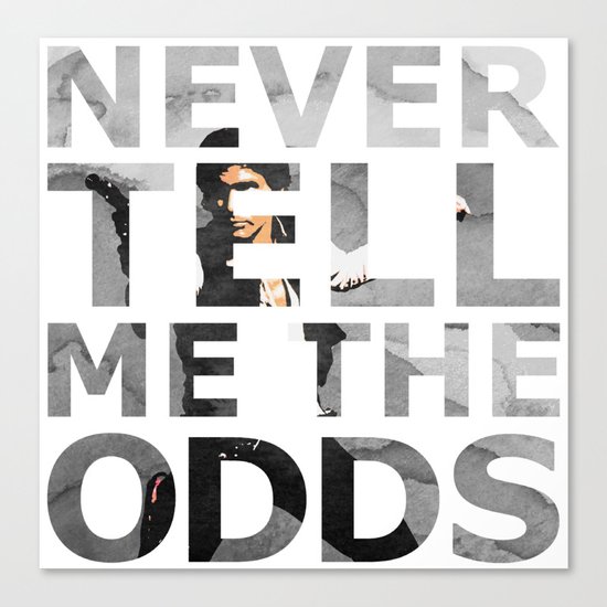 Star Wars Han Solo Quote Canvas Print