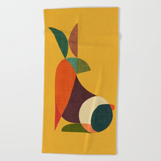Rabbit Beach Towel