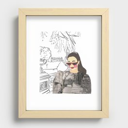 New York Fashion Queen  Recessed Framed Print