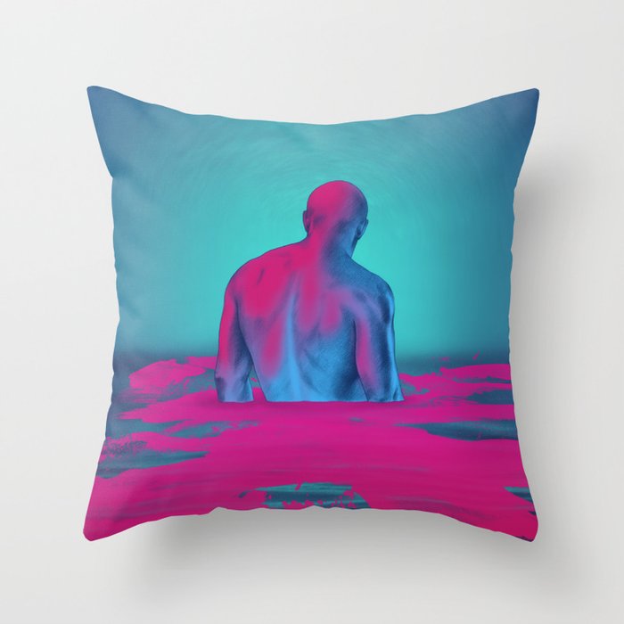 In a New Direction Throw Pillow