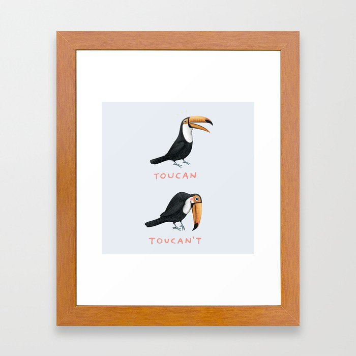 Toucan Toucan't Framed Art Print