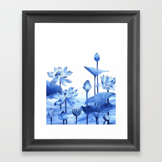 Lotus Framed Art Print