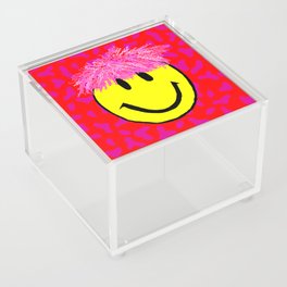 Smiley Print Acrylic Box