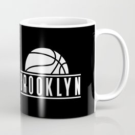 Brooklyn basketball modern logo black Coffee Mug