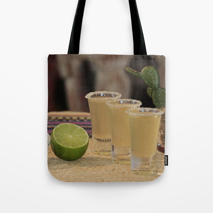 Mexico Photography - Refreshing Lime Drinks At The Bar Tote Bag