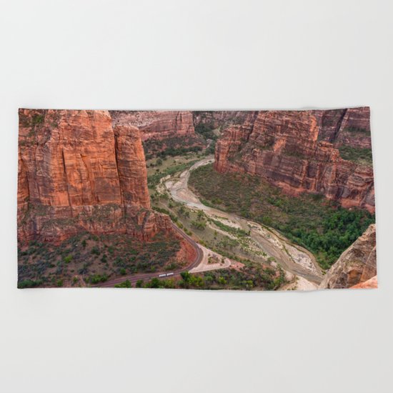 A Rest at Angels Rest Beach Towel
