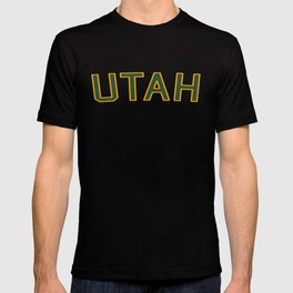 Utah Sports College Font T Shirt