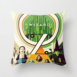 Oz Film Throw Pillow