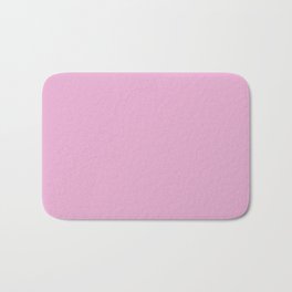 Pink Pearl Solid Color Popular Hues - Patternless Shades of Pink Collection - Hex Value #E7ACCF Bath Mat | Accentcolors, Pinksolids, Singlecolour, Light, Pale, Pinkonly, Allcolor, Solid, Solidpink, Solidspink 