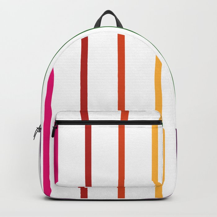 Thin Rainbow Lines Backpack