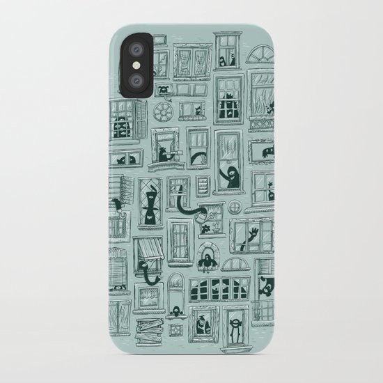 I've Seen Strange Things in City Windows iPhone Case
