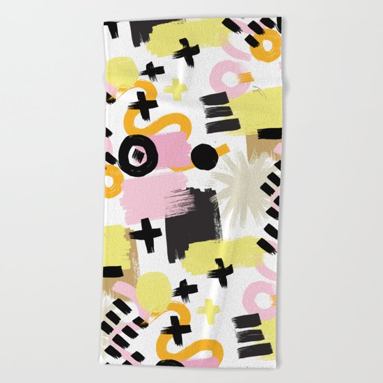 Perception Abstract 001 Beach Towel