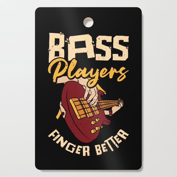 Bass Player Finger Bass Guitar Musician Cutting Board