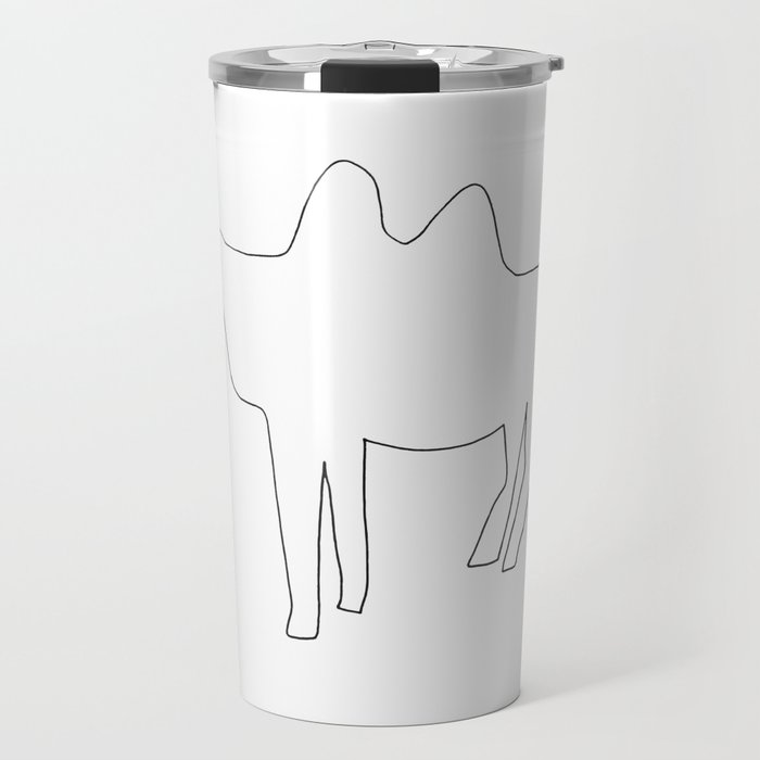 Line Camel Travel Mug