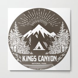 Kings Canyon National Park Metal Print