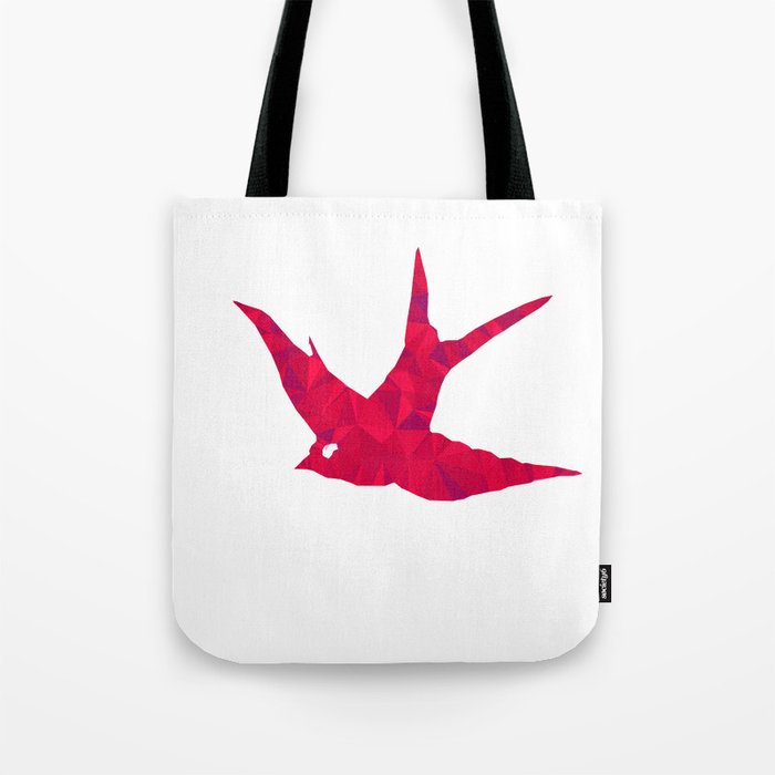 Triangulate Bird Tote Bag