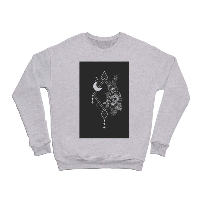 Flowers and Moon 2 Crewneck Sweatshirt