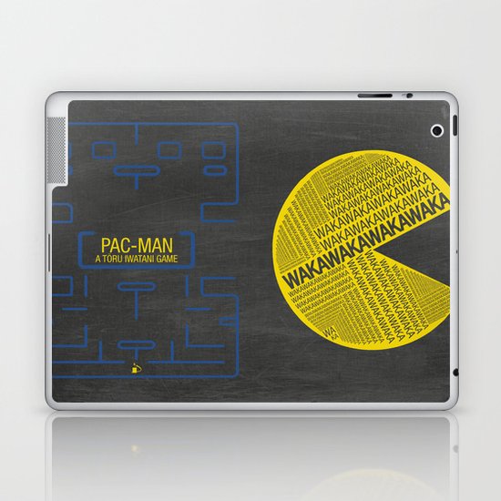 Pac-Man Typography Laptop & iPad Skin