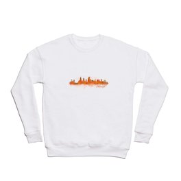 Chicago City Skyline Hq v3 Crewneck Sweatshirt